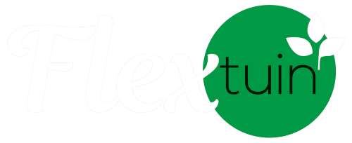 Flextuin-logo-transparant-wit
